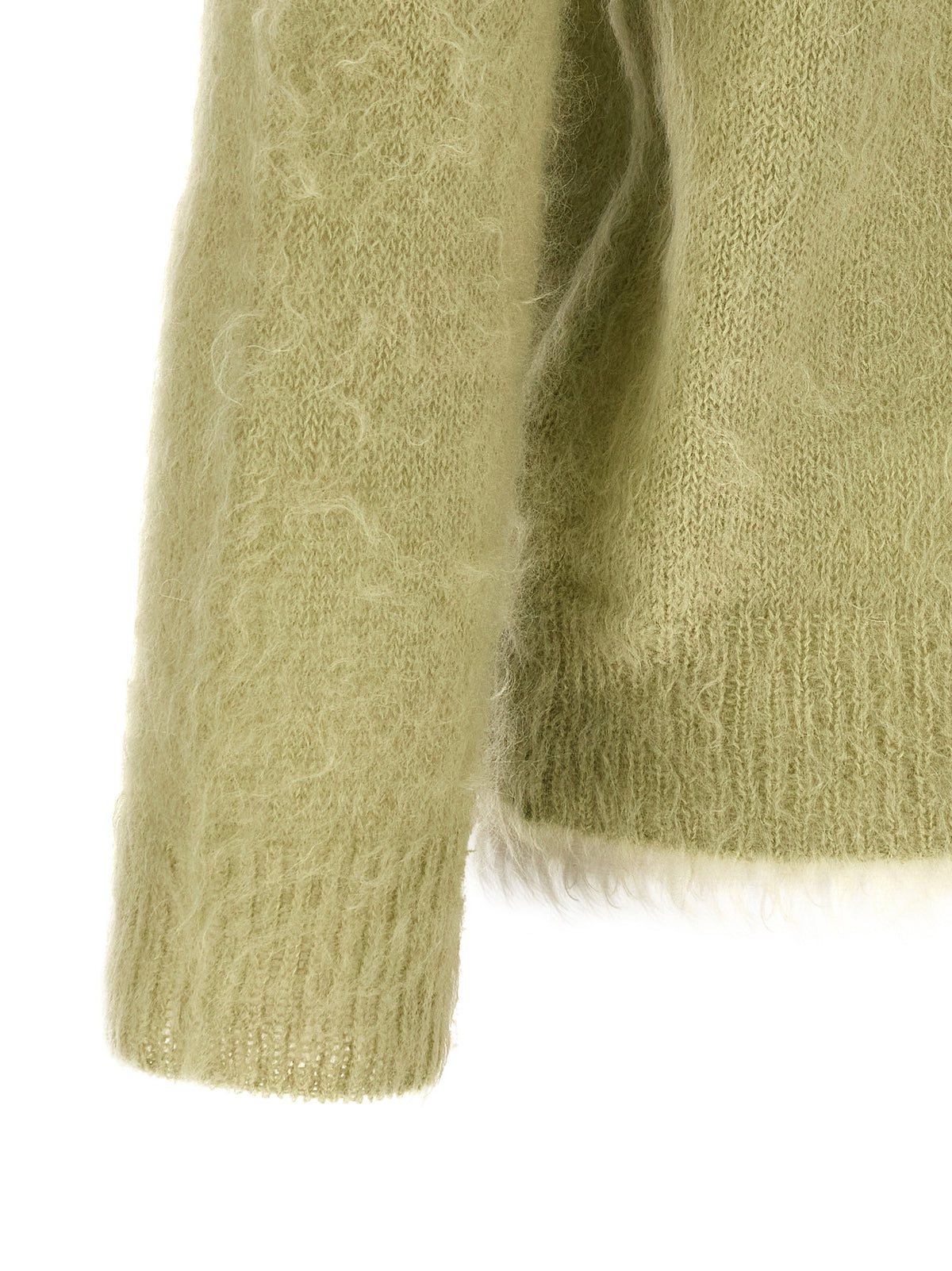 AURALEE Polo Super Kid Mohair Green
