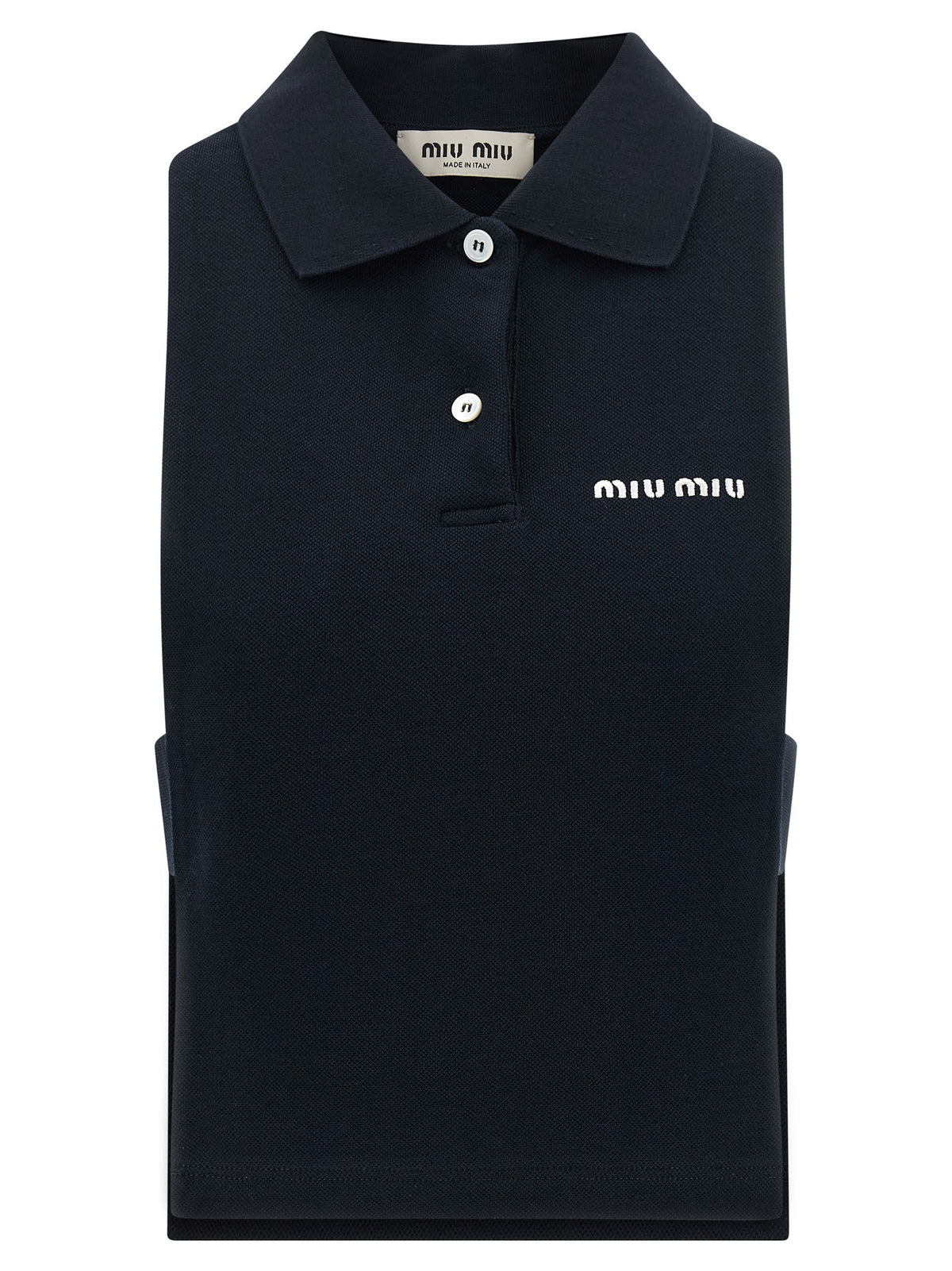 Miu Miu Polo Top Blue