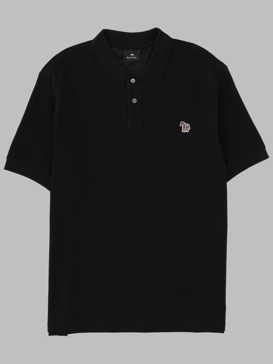 Ps By Paul Smith Men's Polo Zebra Black