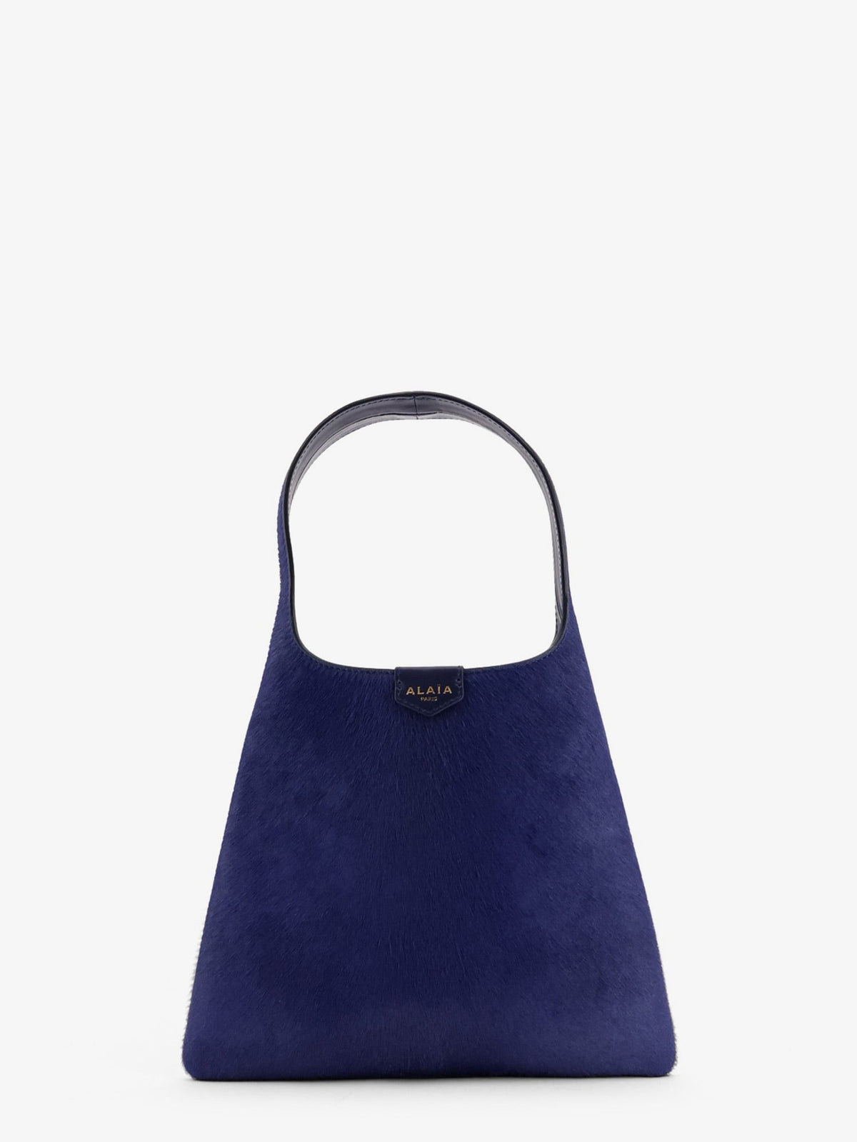 ALAÏA Women's Ponyskin Hobo Handbag Blue