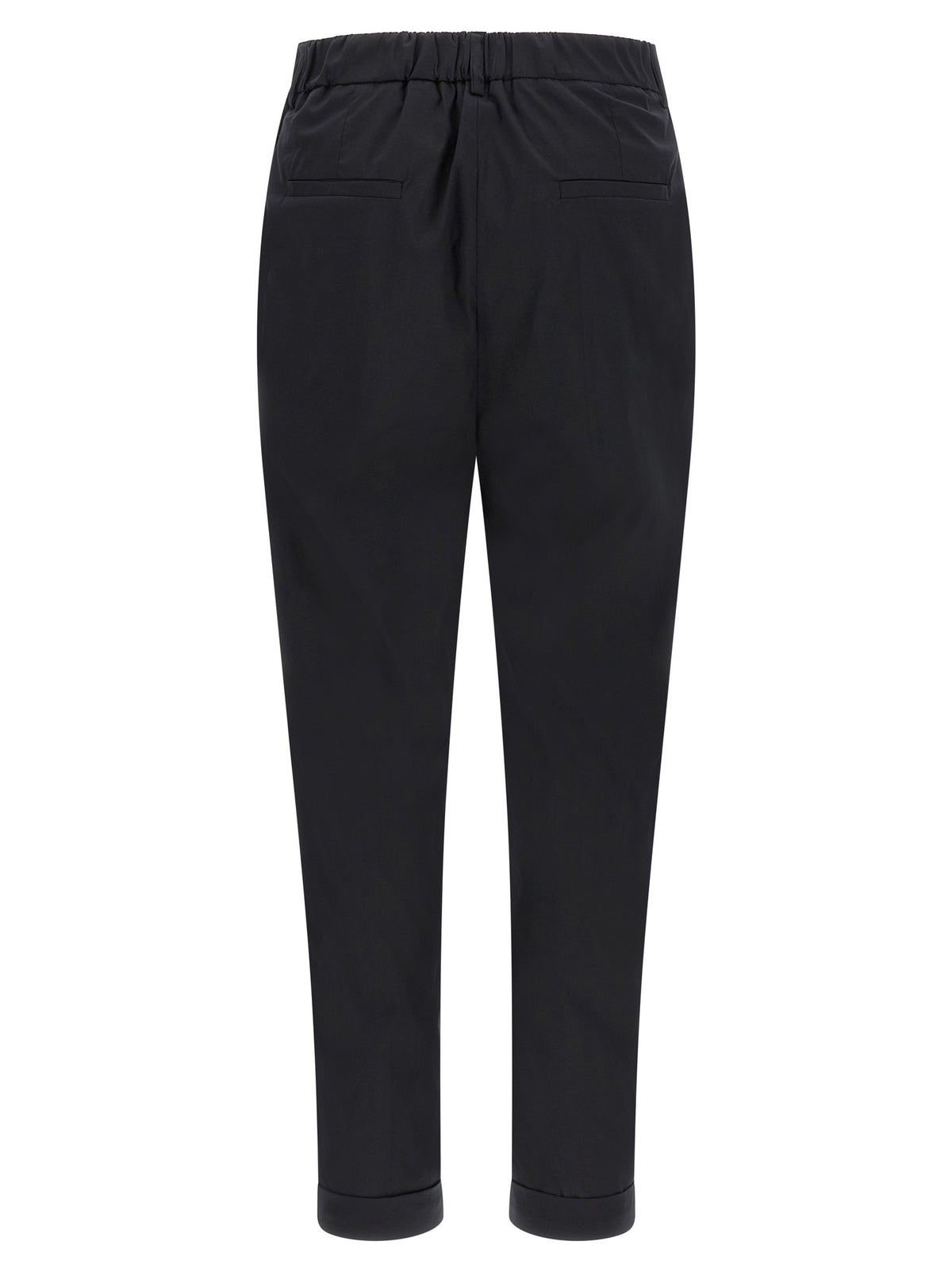 Kiton Poplin Pants Black