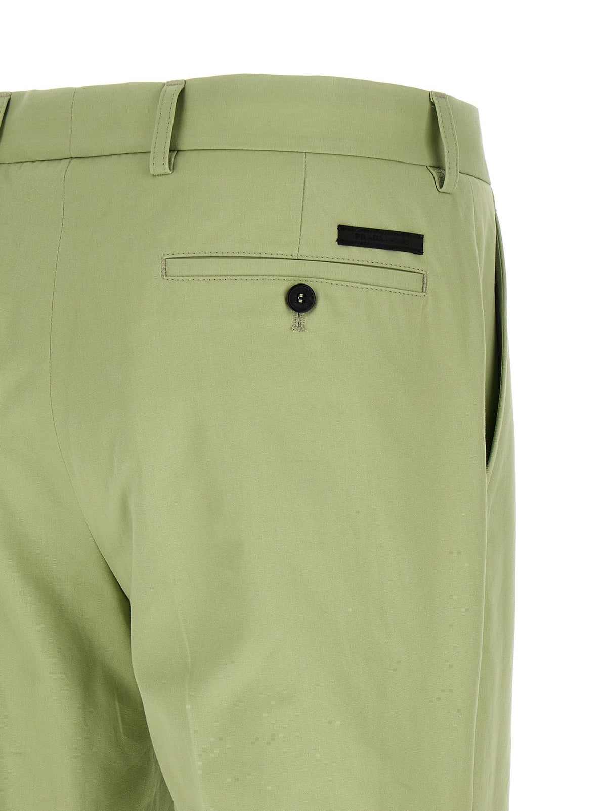 PRADA Poplin Pants Green