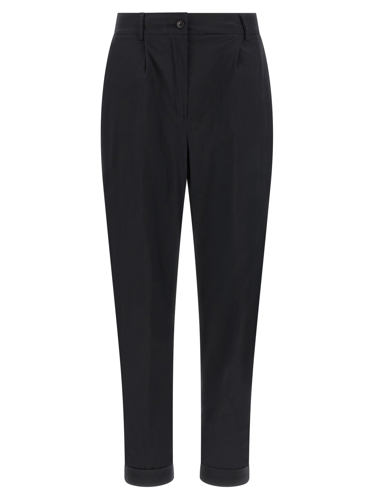 Kiton Poplin Pants Black