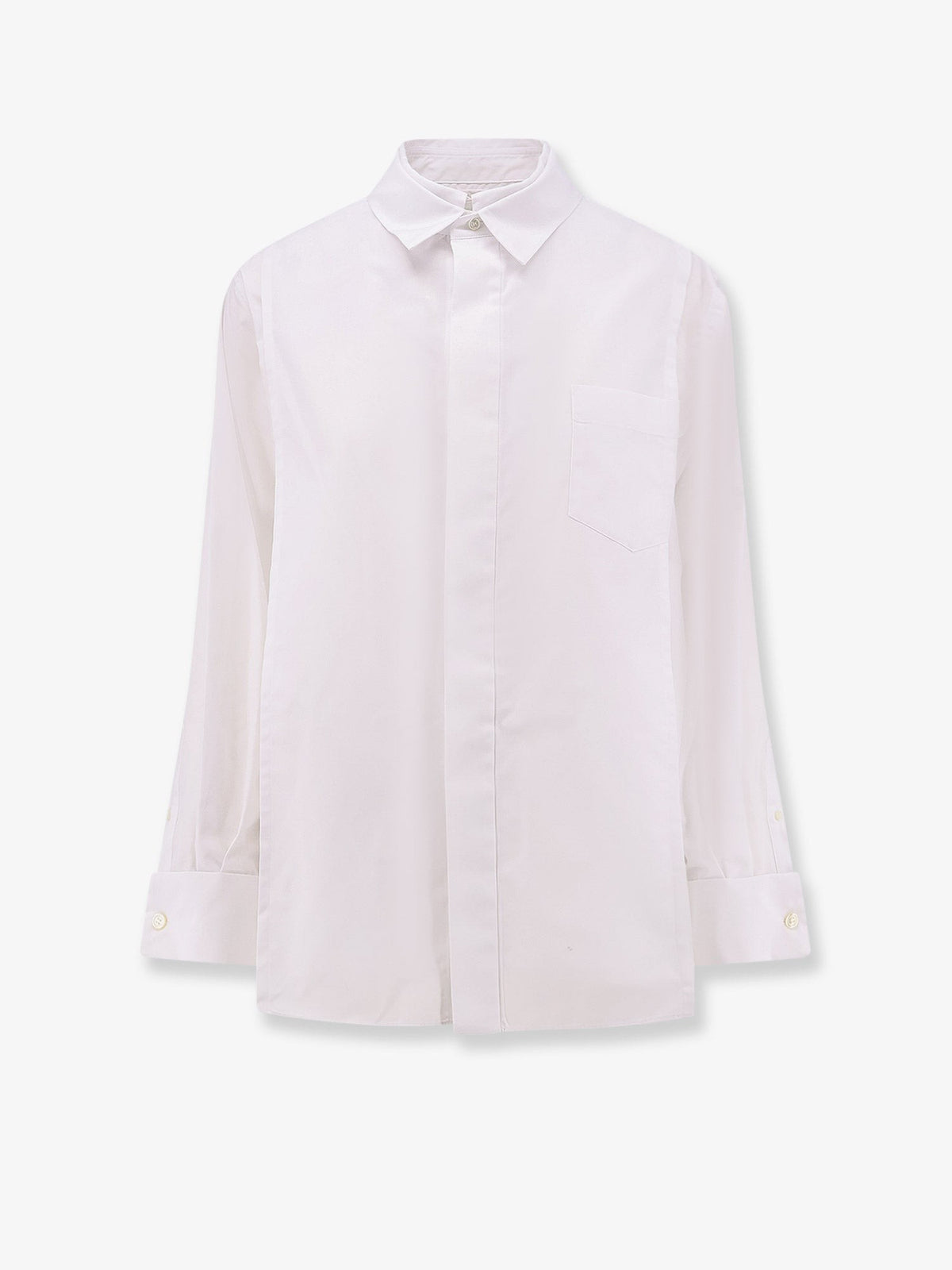 Sacai Women's Poplin Shirt White