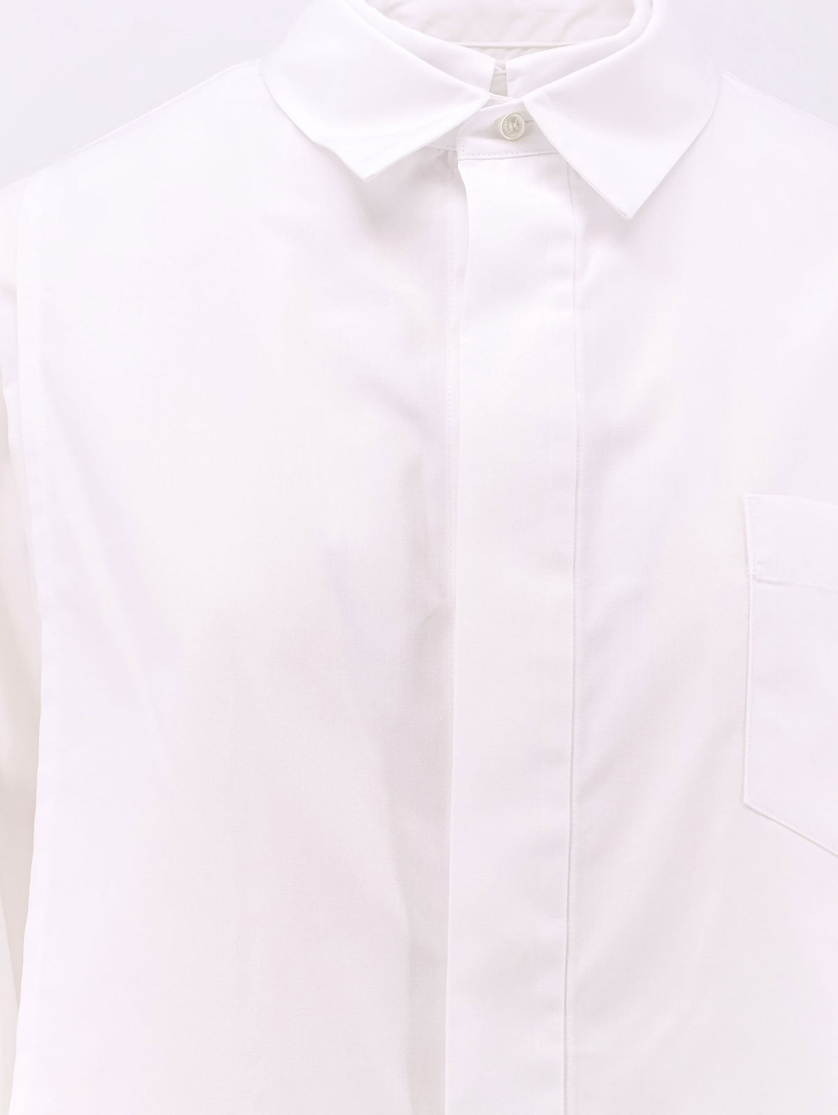 Sacai Women's Poplin Shirt White
