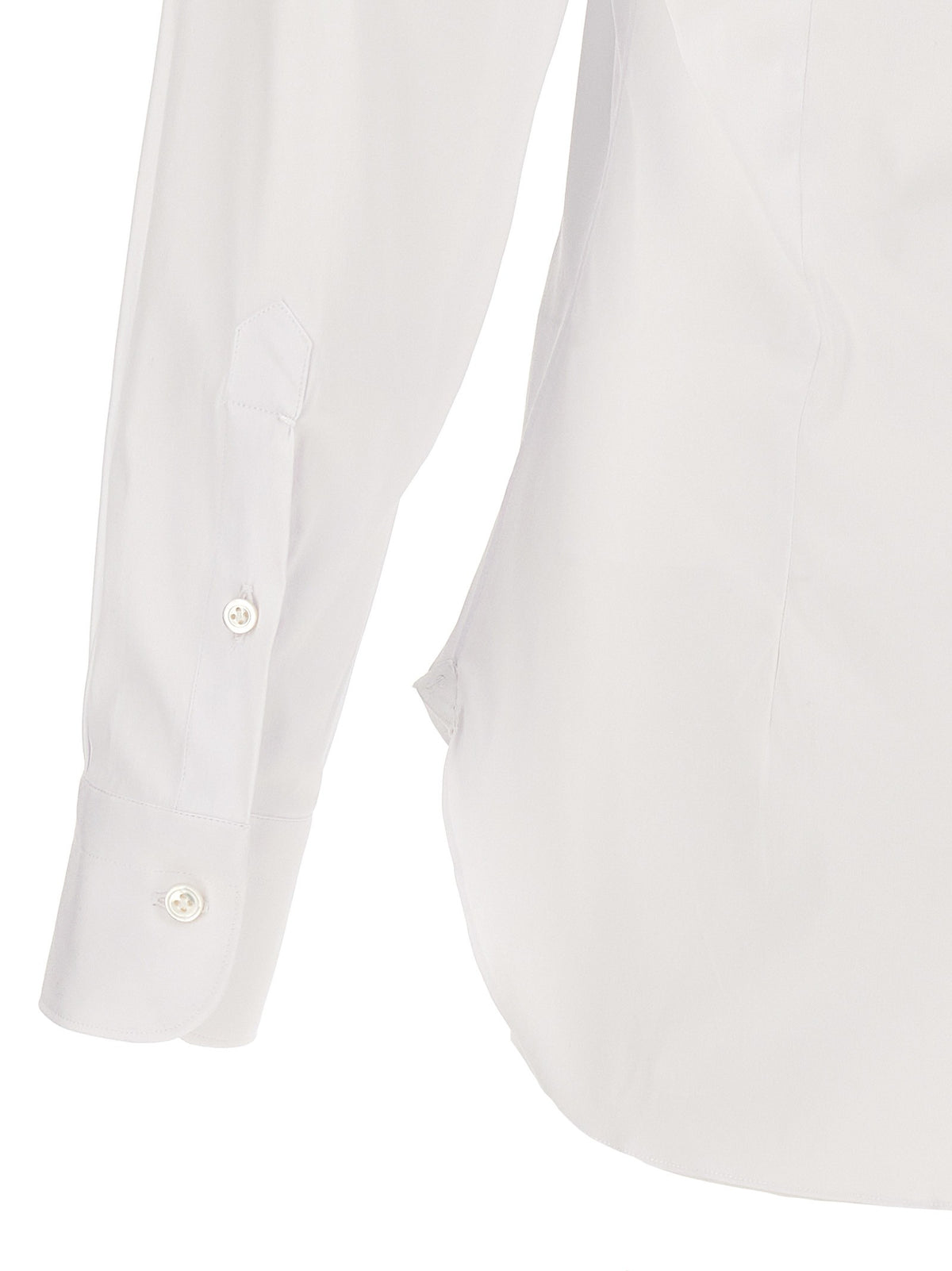 Barba Poplin Shirt White