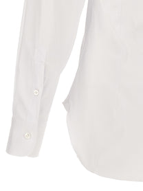 Barba Poplin Shirt White