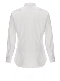 Barba Poplin Shirt White