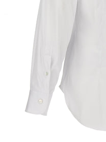 Barba Poplin Shirt White
