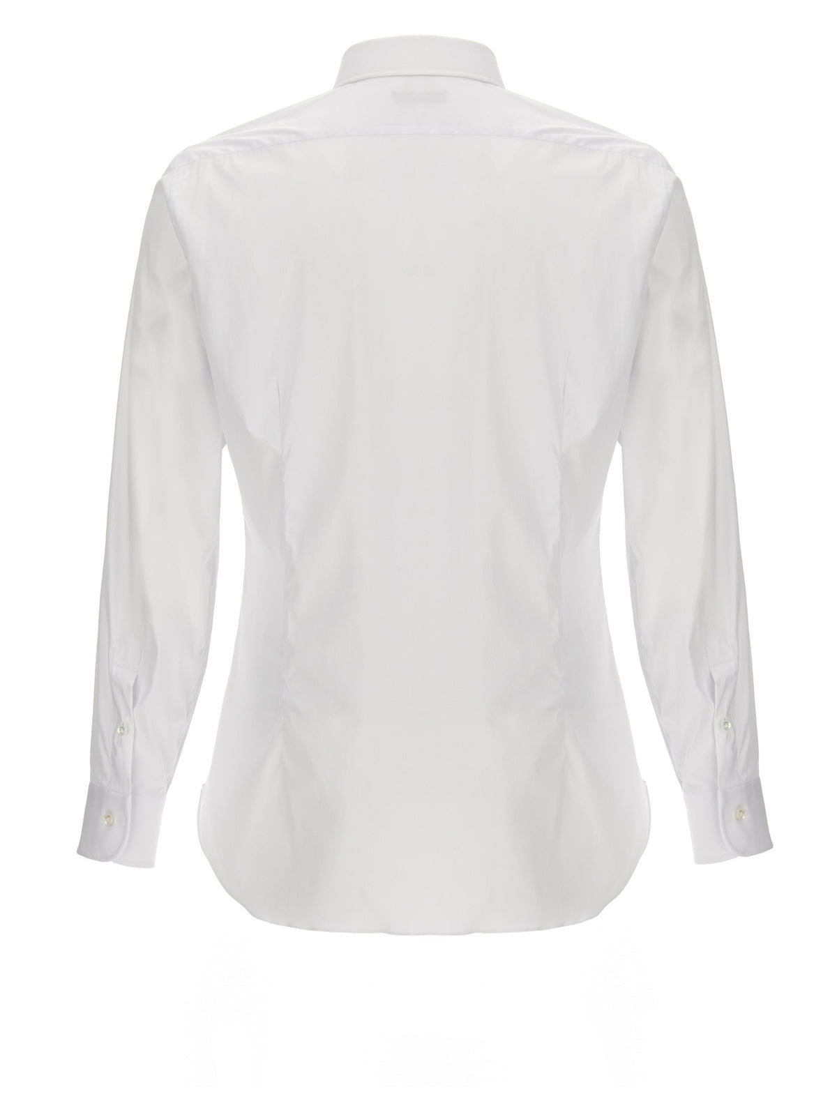 Barba Poplin Shirt White