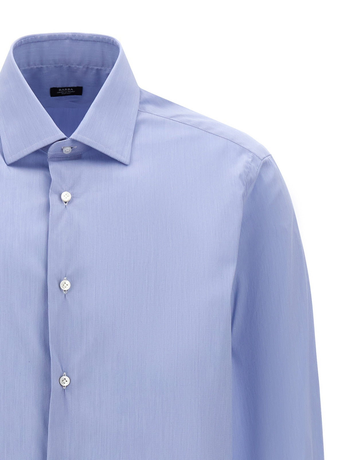 Barba Poplin Shirt Blue