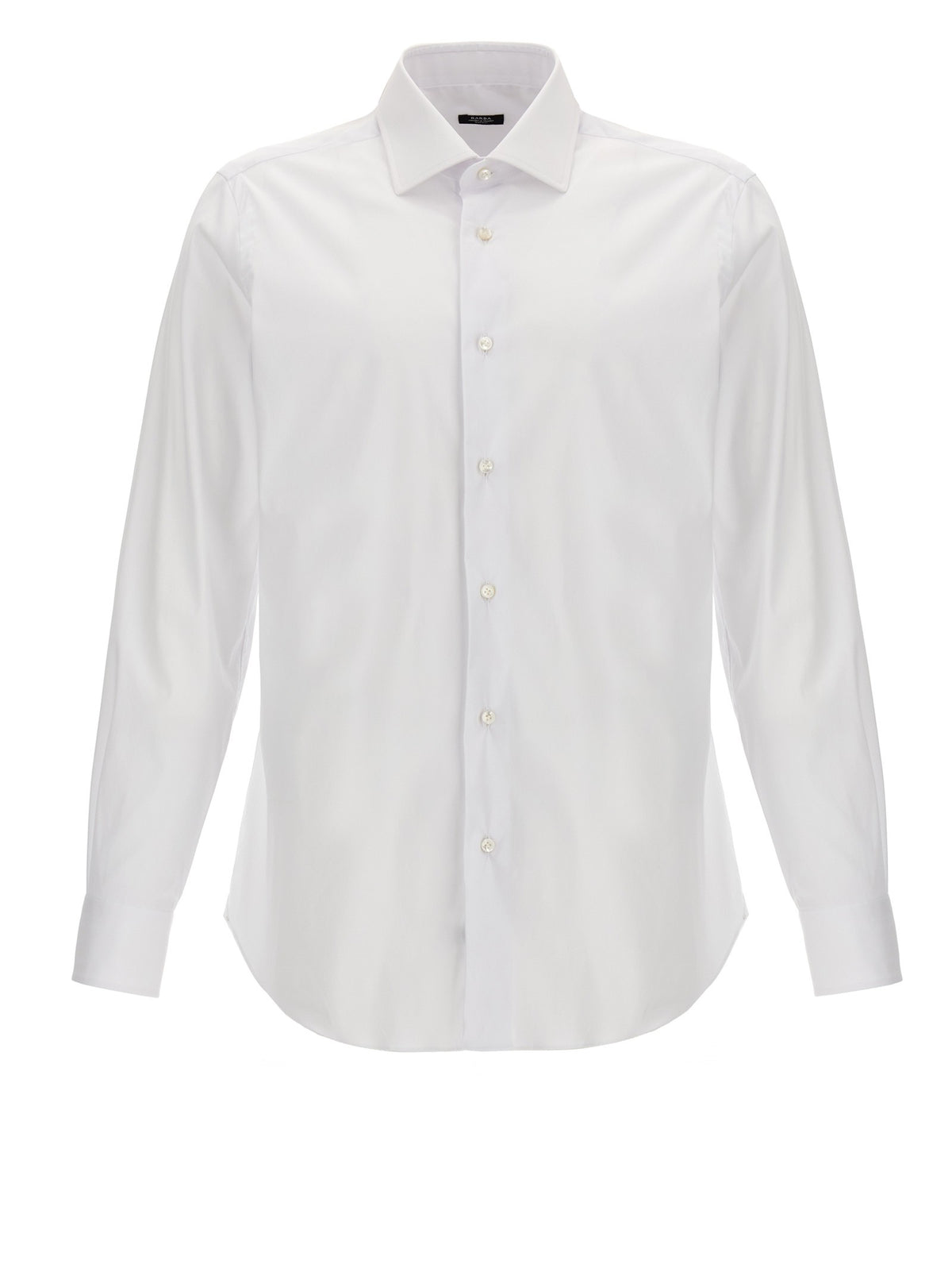 Barba Poplin Shirt White