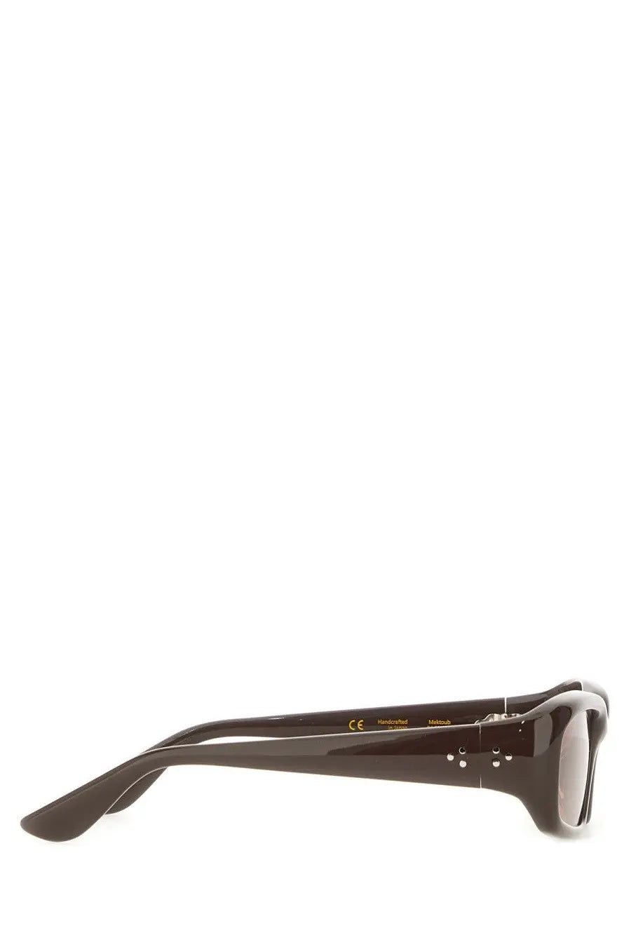 Port tanger women’s mektoub sunglasses brown with dark brown acetate frame and sleek metallic temple accents