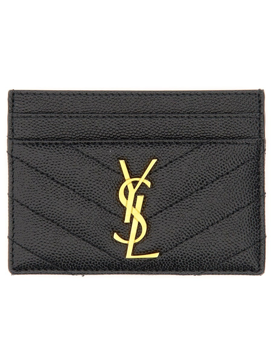 Saint Laurent Women's Portacarte Cassandre Black