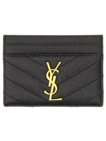 Saint Laurent Women's Portacarte Cassandre Black