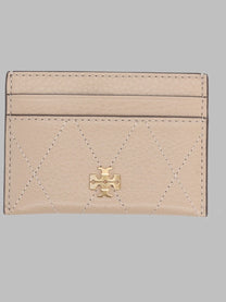 Tory Burch Women's Portacarte Charlie Matelassé Beige