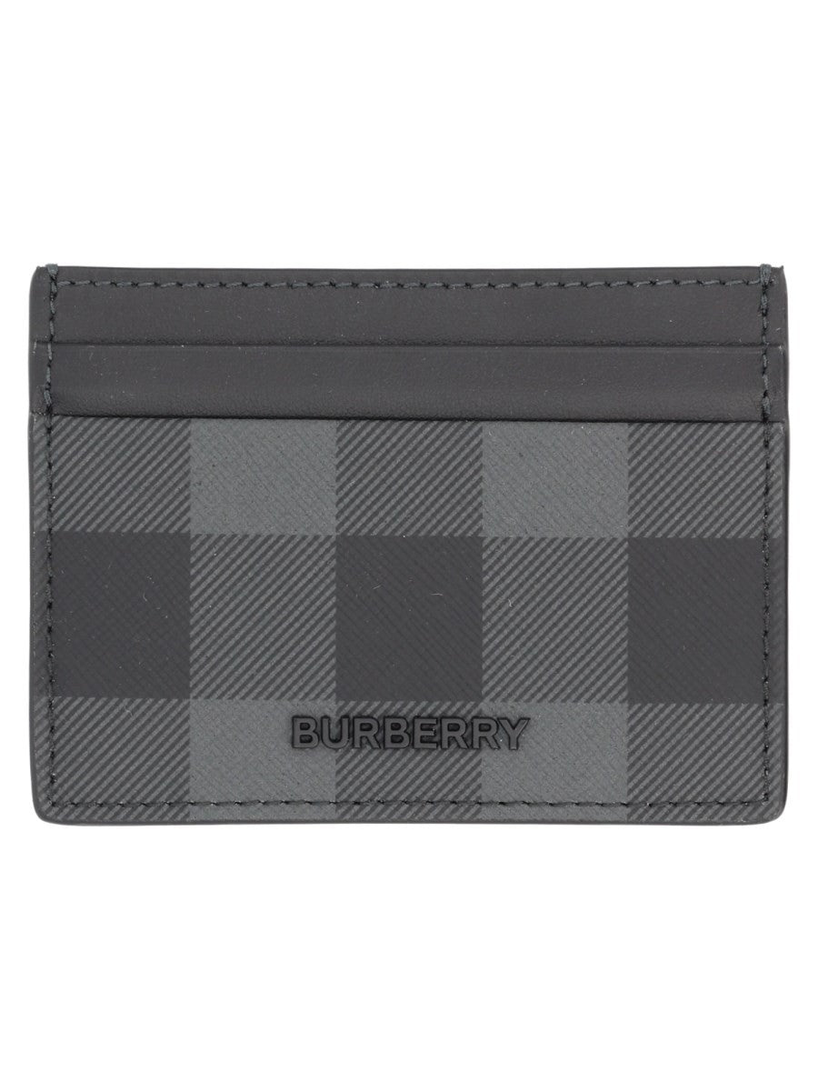 Burberry Men's Portacarte Check Grey