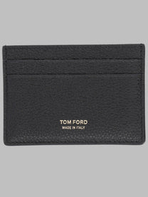 Tom Ford Women's Portacarte Classico in Pelle Fiore Morbida Black