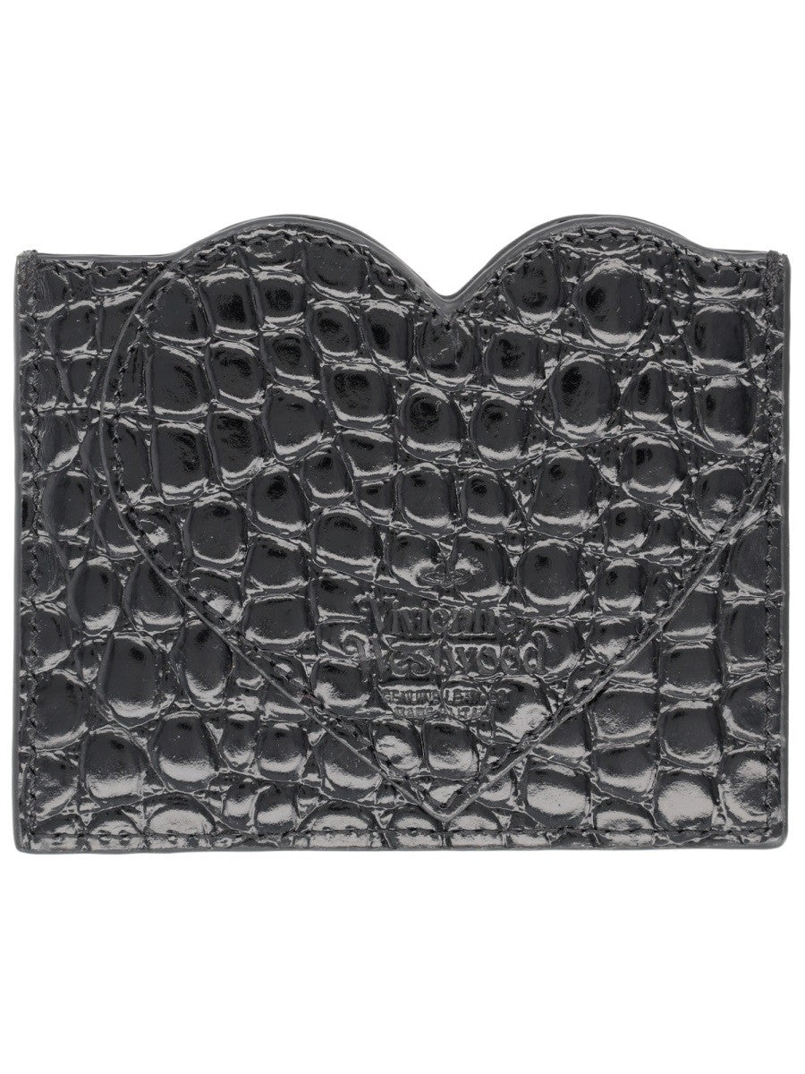 Vivienne Westwood Women's Portacarte Heart Black