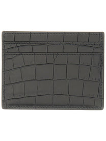 Saint Laurent Men's Portacarte in Pelle Black