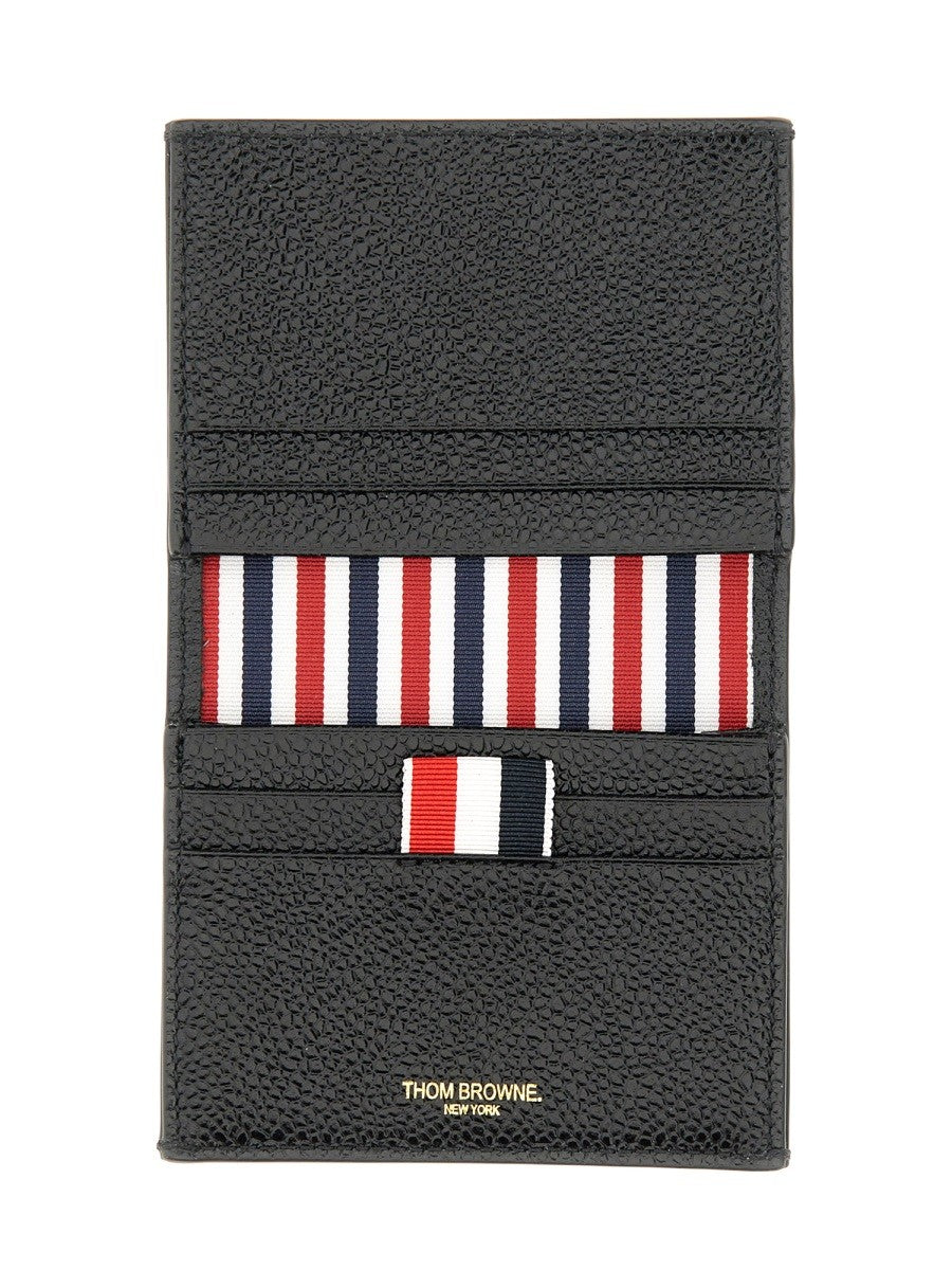 Thom Browne Men's Portacarte Pieghevole Con Black