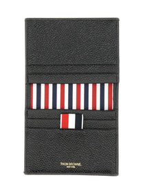 Thom Browne Men's Portacarte Pieghevole Con Black