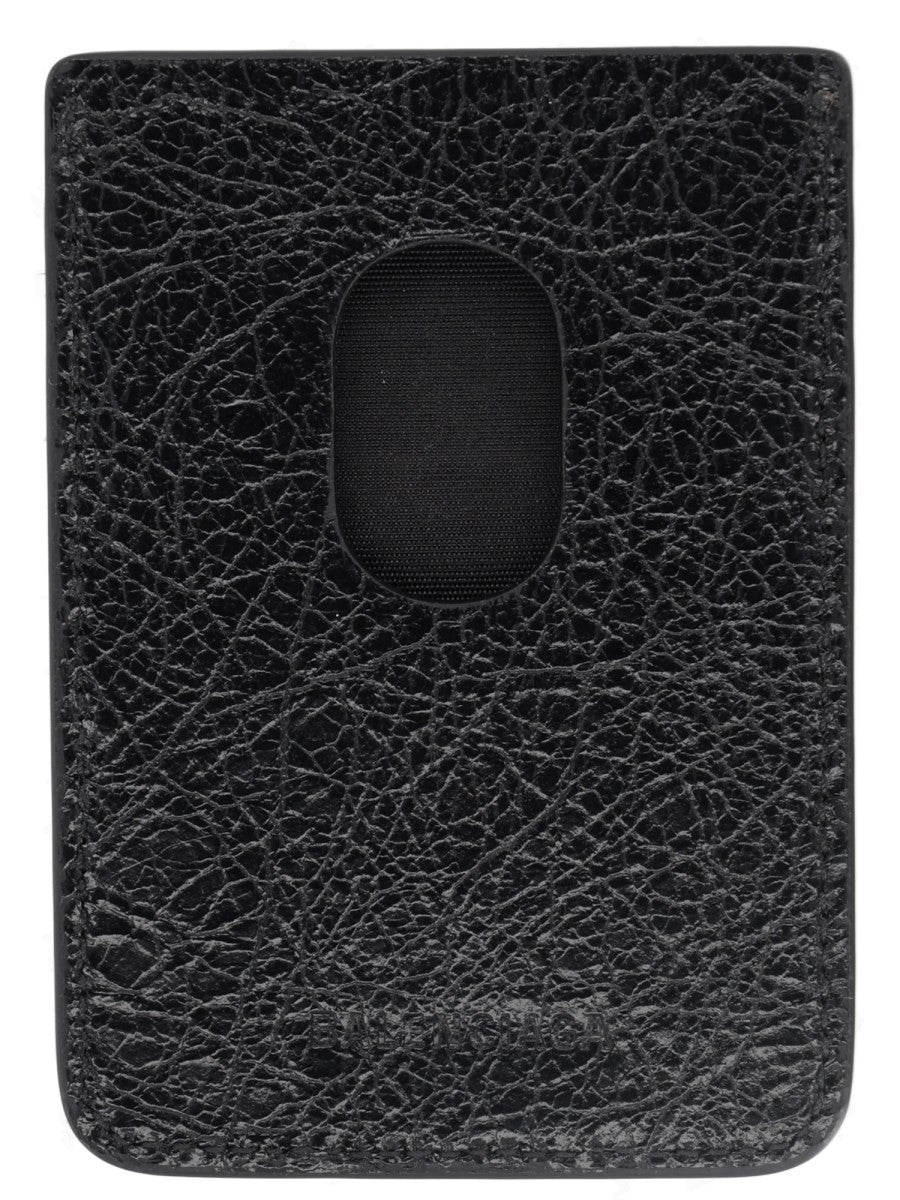 Balenciaga Men's Portacarte Magnetico LE City Black