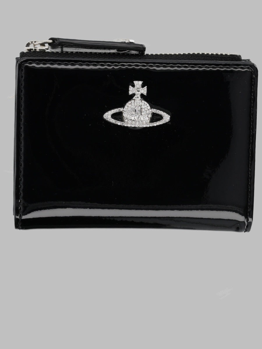 Vivienne Westwood Women's Portacarte Slim Con Orb Black