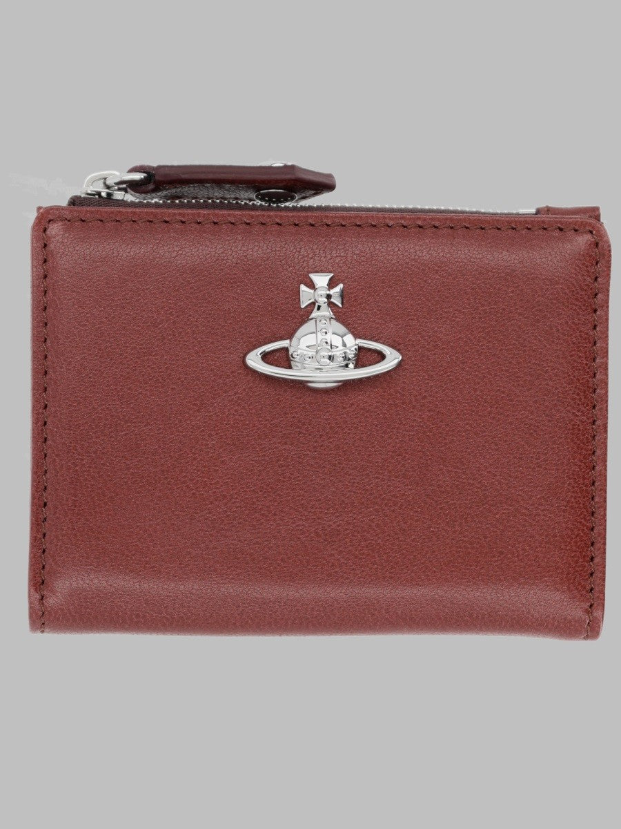 Vivienne Westwood Women's Portacarte Slim Con Orb Brown
