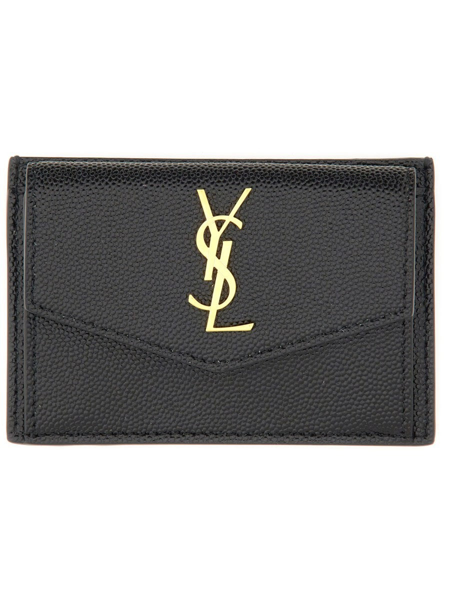 Saint Laurent Women's Portacarte Uptown Black