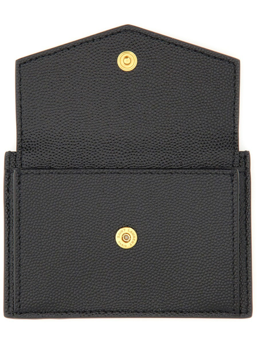 Saint Laurent Women's Portacarte Uptown Black