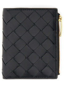 Bottega Veneta Women's Portafoglio BI Fold Black