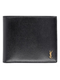 Saint Laurent Men's Portafoglio Cassandre Small Black