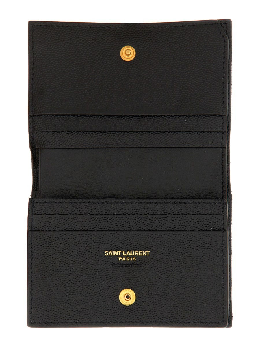 Saint Laurent Women's Portafoglio Cassandre Black