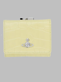 Vivienne Westwood Women's Portafoglio Frame Small Con Orb Yellow