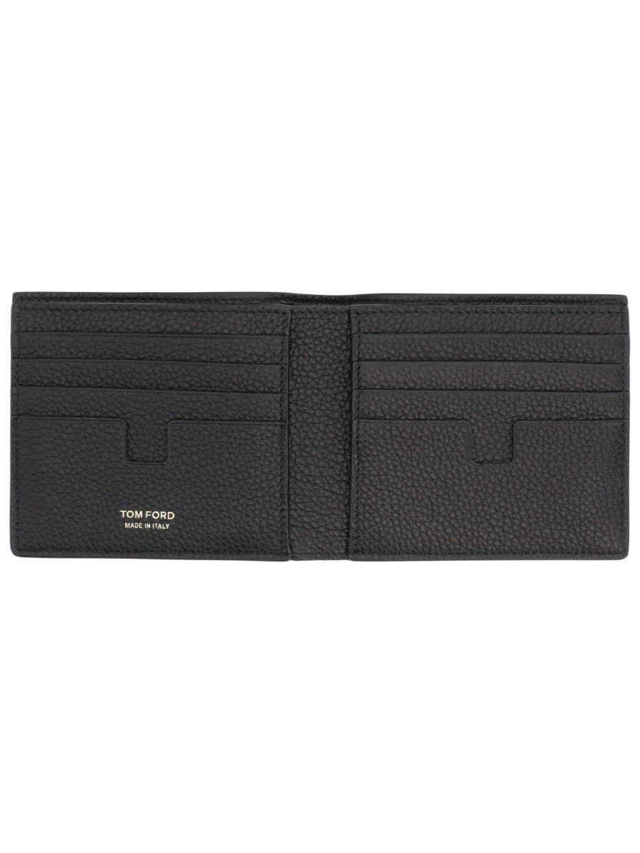 Tom Ford Men's Portafoglio in Pelle Black