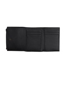 Balenciaga Men's Portafoglio Trifold Con Tracolla LE City Black
