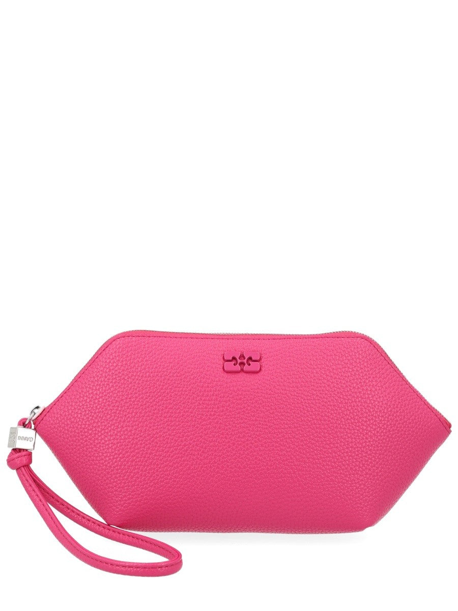 Ganni Women's Portamonete Con Pink