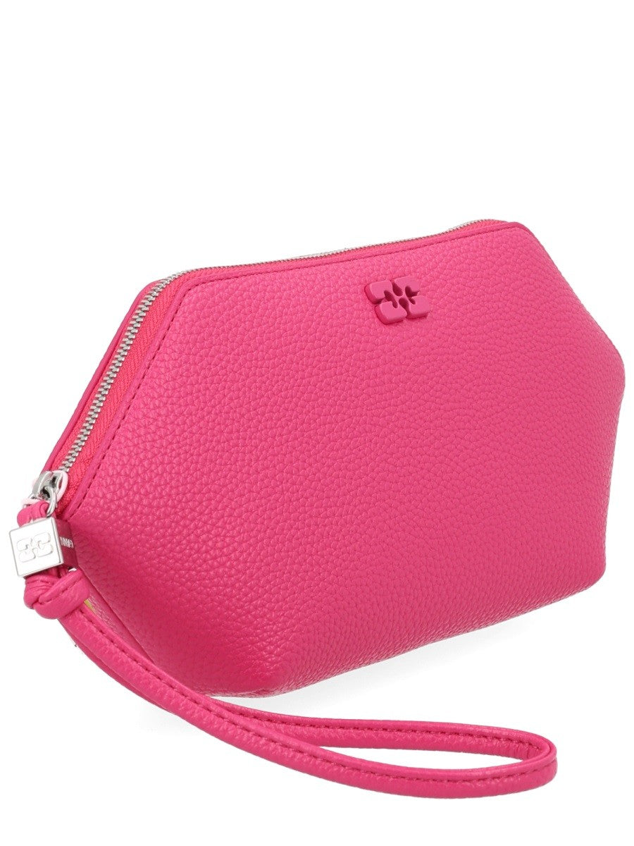 Ganni Women's Portamonete Con Pink
