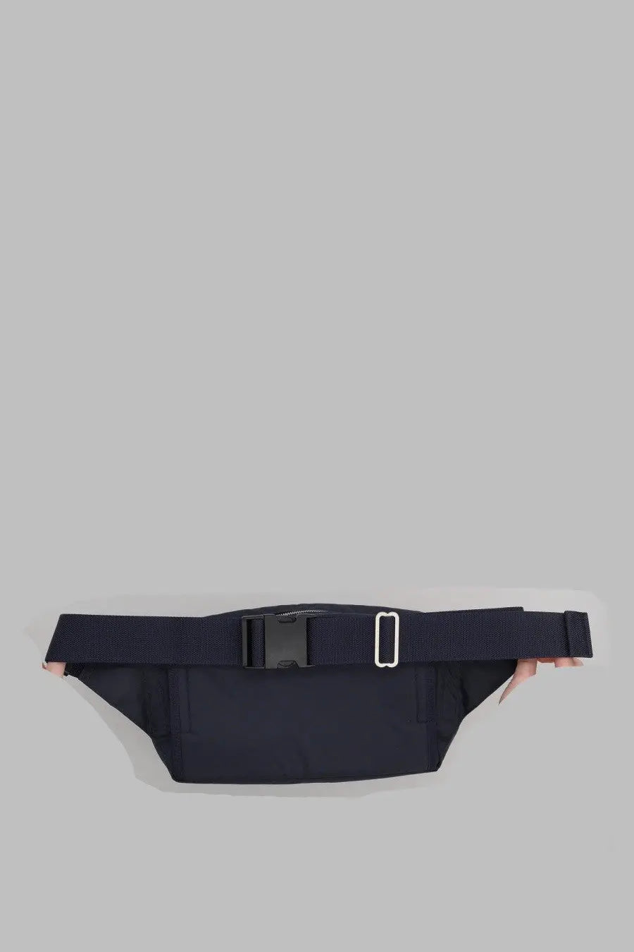 Porter-yoshida &amp; co men’s borsa marsupio force 2way navy blue nylon waist bag with black buckle and silver clip