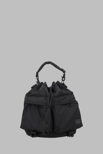 Black port authority bucket bag porter-yoshida &amp; co men’s borsa senses with drawstring closure multiple pockets