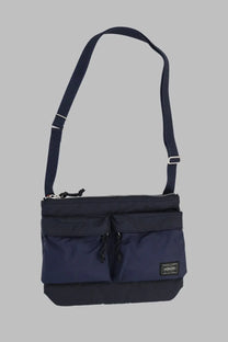 Navy blue Porter-Yoshida &amp; Co men’s borsa spalla crossbody bag with multiple pockets and adjustable strap