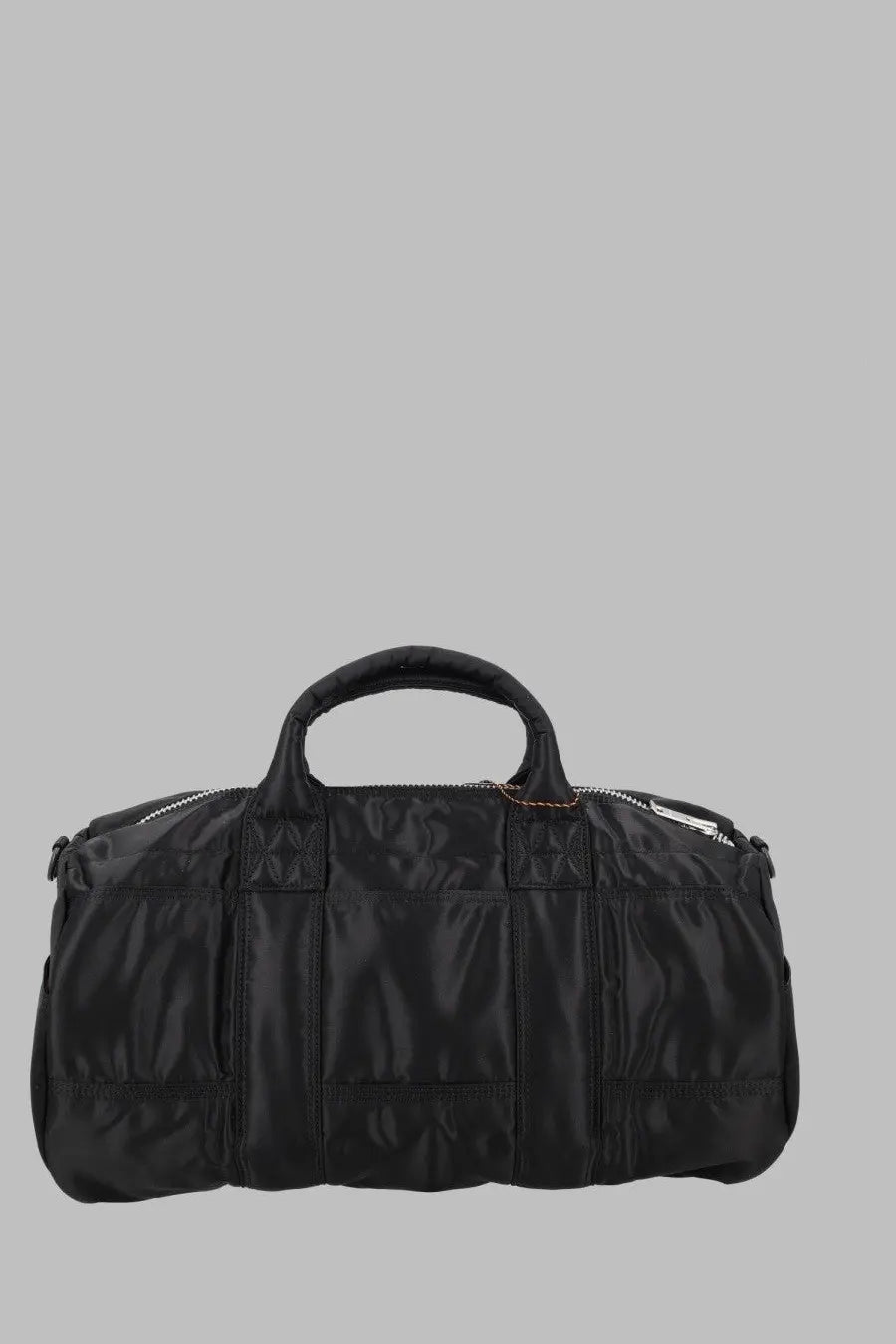 Porter-yoshida &amp; co men s borsa tanker drum black nylon duffel bag with quilted panels and top handle