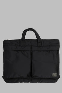 Porter-yoshida &amp; co men’s borsa tanker short helmet black porter briefcase with reinforced handles and structured design