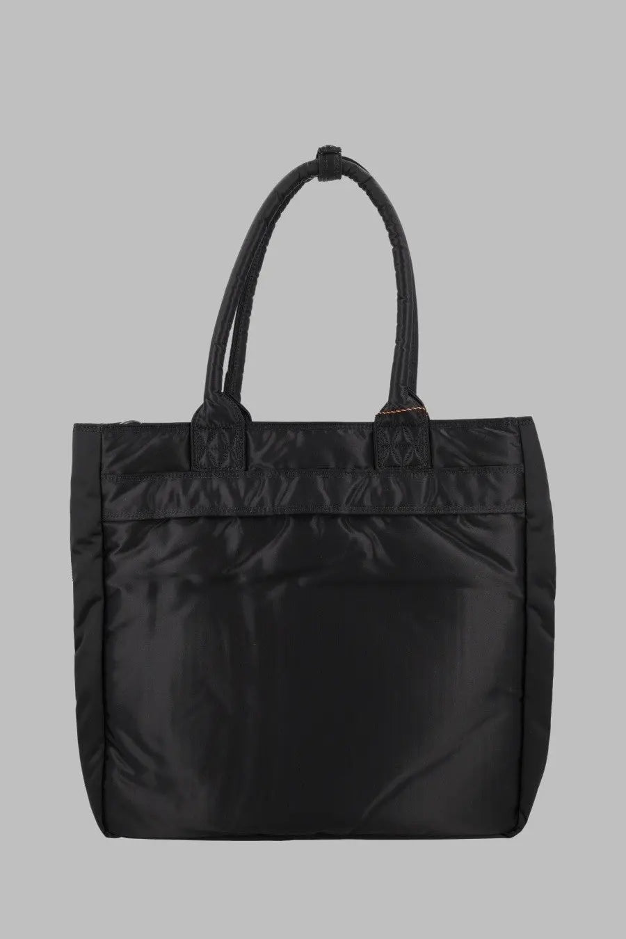 Porter-yoshida &amp; co men’s borsa tote tanker carrying black nylon bag with reinforced handles and subtle stitching details