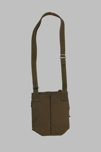 Porter-yoshida &amp; co men’s borsa tracolla olive green canvas crossbody bag with sturdy adjustable strap and minimalist design