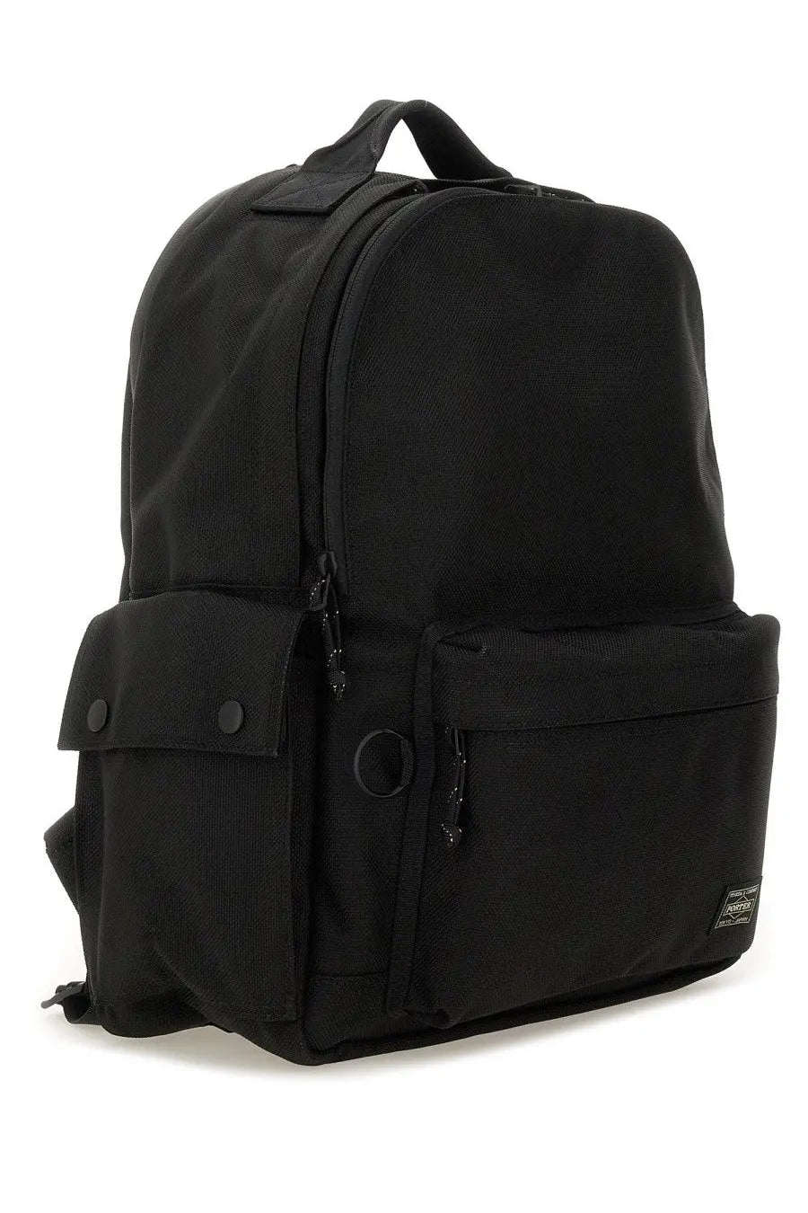 Porter-yoshida &amp; co men’s zaino explorer medium black tactical backpack with reinforced fabric and multiple zippered compartments