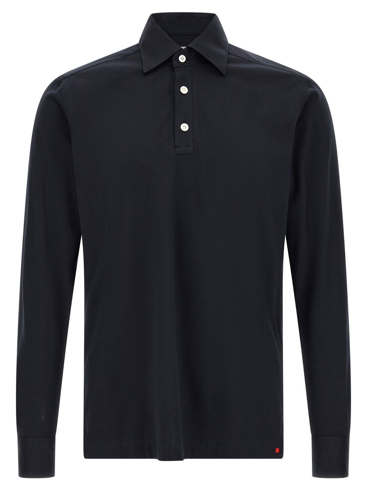 Kiton Positano Polo Shirt Blue