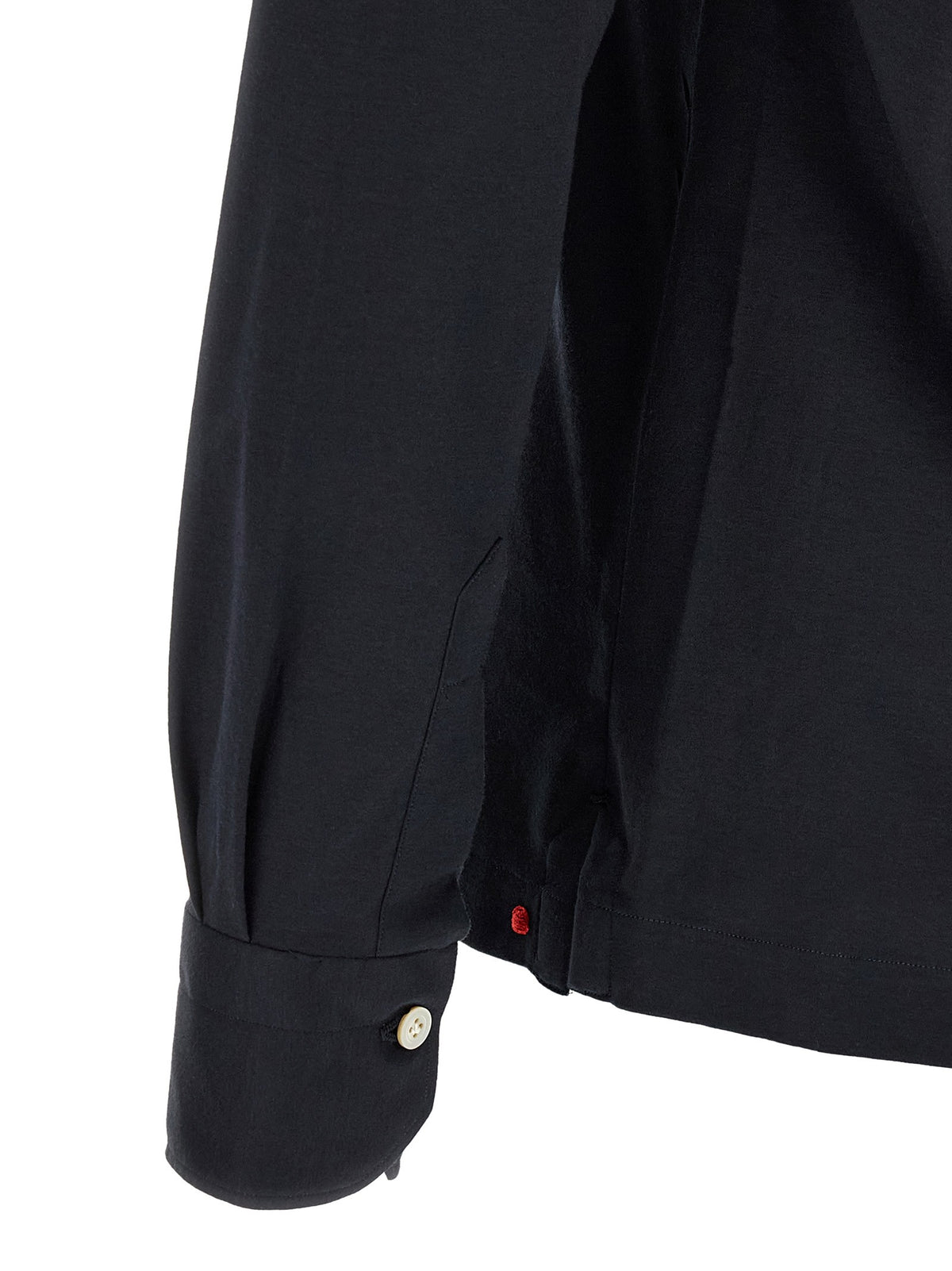 Kiton Positano Polo Shirt Blue