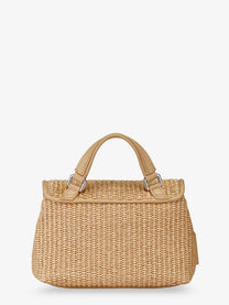 Zanellato Women's Postina Baby Wicker Crossbody Bag Beige